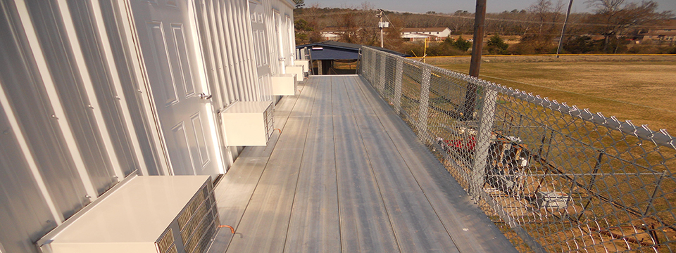 Custom Grandstand Press Box Exterior