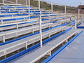 Angle Frame Grandstand + Blue Riser Board